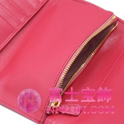ミュウミュウ MIU MIU 三つ折り財布 財布 サイフ ピンク 5M1097-SPAZZOLATO-ROSA 